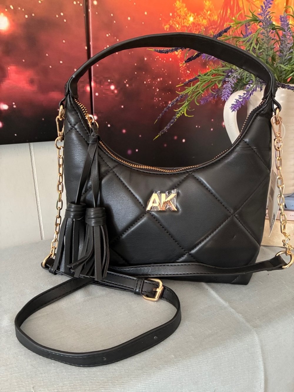 Anne Klein Quilted Crossbody